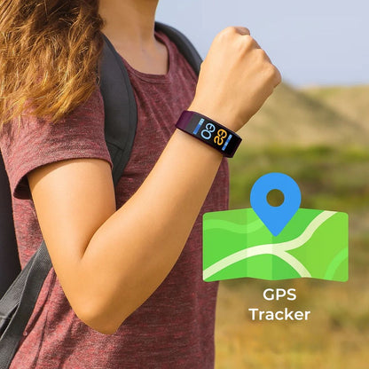 Senior GPS Smartwatch with Health Monitoring and Safety Alerts
