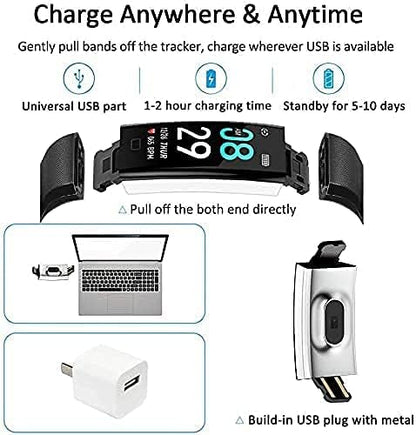 Senior GPS Smartwatch with Health Monitoring and Safety Alerts