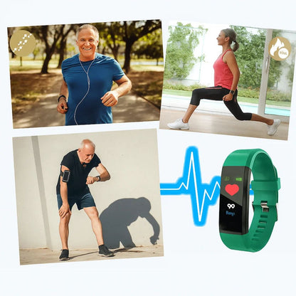 Senior GPS Smartwatch with Health Monitoring and Safety Alerts