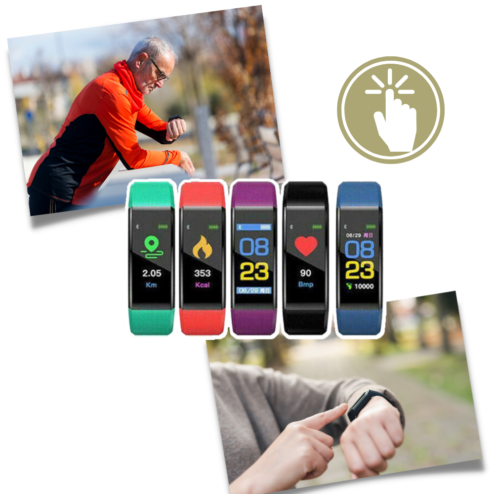 Senior Smartwatch Health Activity Sleep Heart Rate Tracker