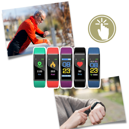 Senior Smartwatch Health Activity Sleep Heart Rate Tracker