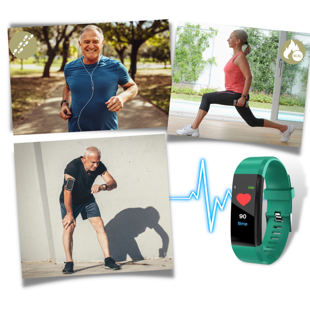 Senior Smartwatch Health Activity Sleep Heart Rate Tracker