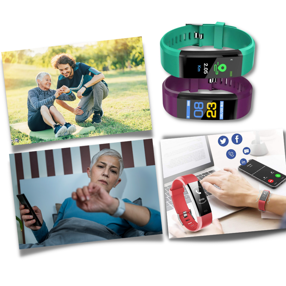 Senior Smartwatch Health Activity Sleep Heart Rate Tracker