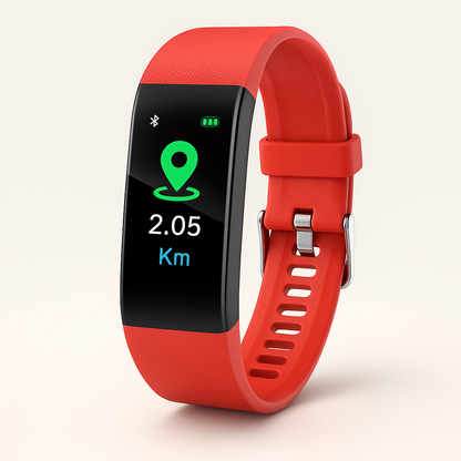 Senior Smartwatch Health Monitoring Fitness Tracker with Heart Rate Sleep Tracking Step Counter Easy Read Display