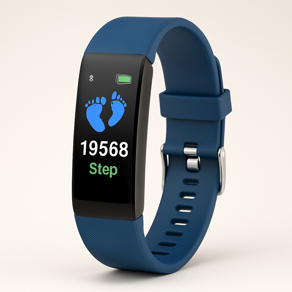 Senior Smartwatch Health Monitoring Fitness Tracker with Heart Rate Sleep Tracking Step Counter Easy Read Display
