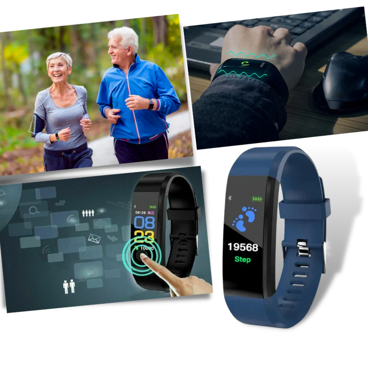 Senior Smartwatch with Large Display and Health Monitoring