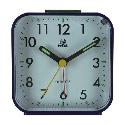 Silent Analog Alarm Clock with Snooze and Night Light