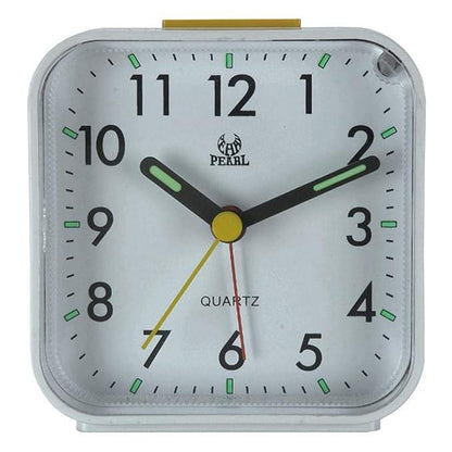 Silent Analog Alarm Clock with Snooze and Night Light