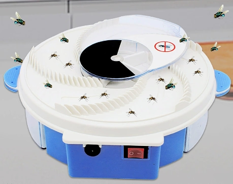 Silent Fly Trap Indoor Rotating Insect Catcher