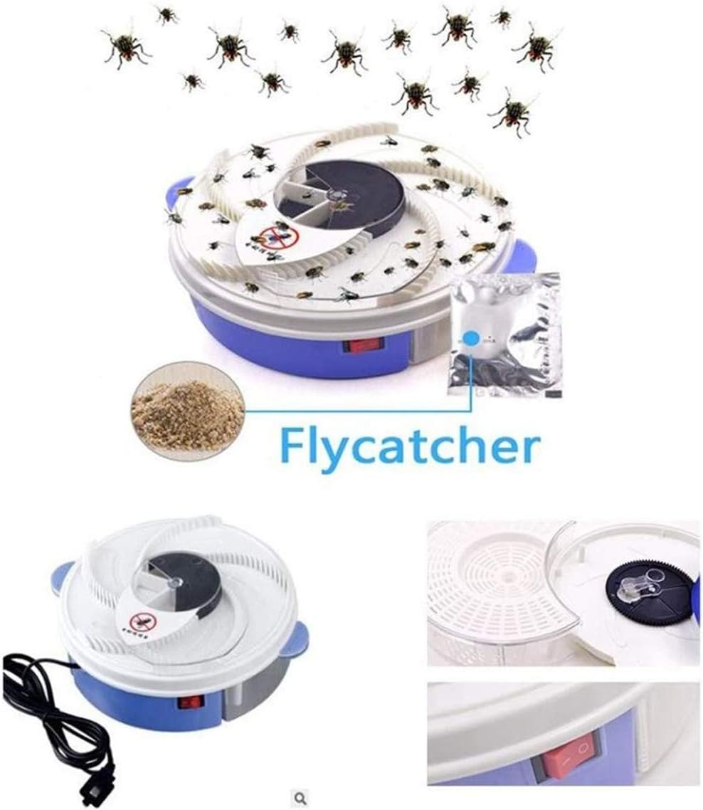 Silent Fly Trap Indoor Rotating Insect Catcher