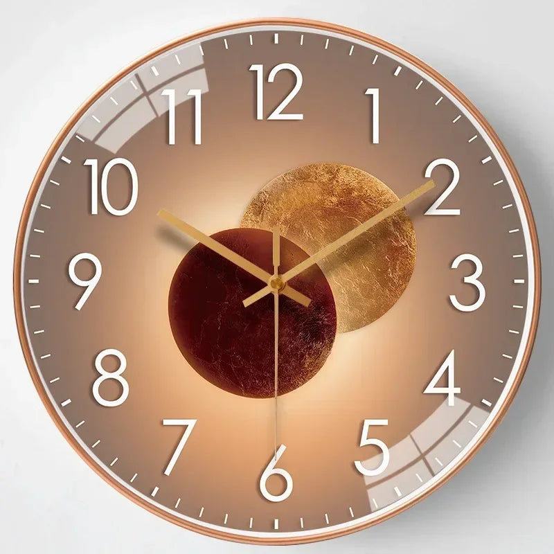 Silent Non-Ticking Wall Clock for Bedroom Office and Home