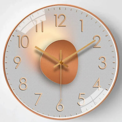 Silent Non-Ticking Wall Clock for Bedroom Office and Home