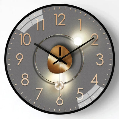 Silent Non-Ticking Wall Clock for Bedroom Office and Home