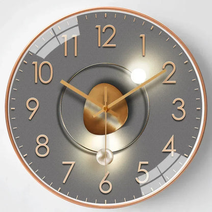 Silent Non-Ticking Wall Clock for Bedroom Office and Home