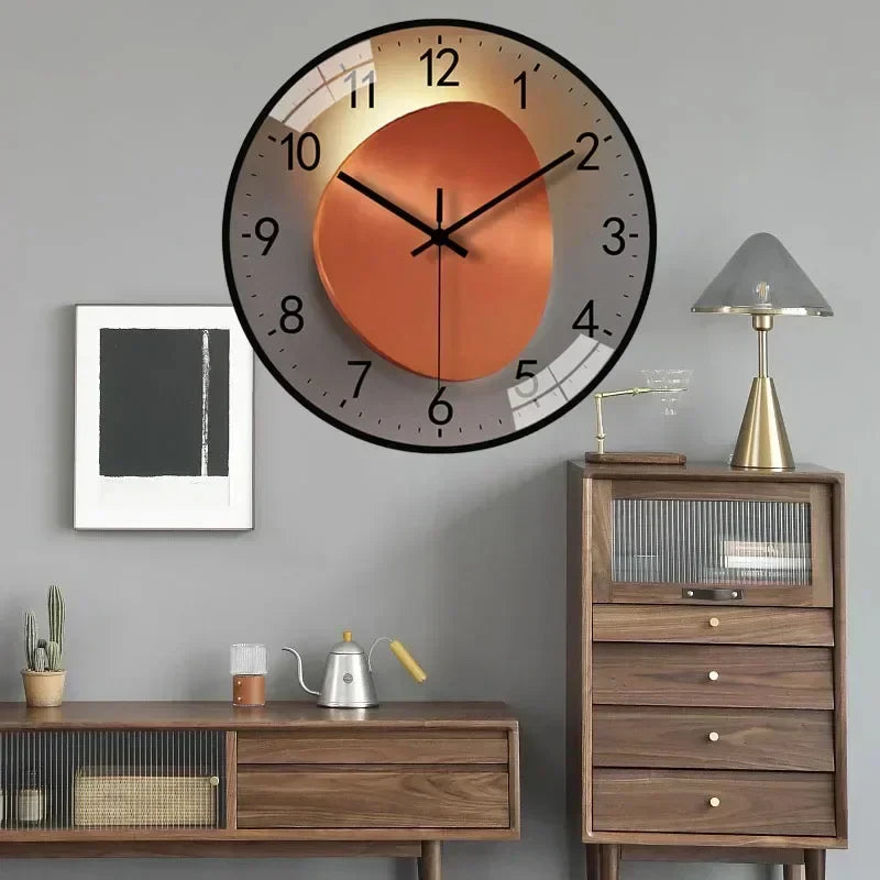 Silent Non-Ticking Wall Clock for Bedroom Office and Home