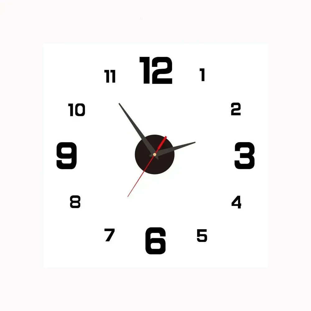 Silent Non-Ticking Wall Clock for Bedroom Office and Home