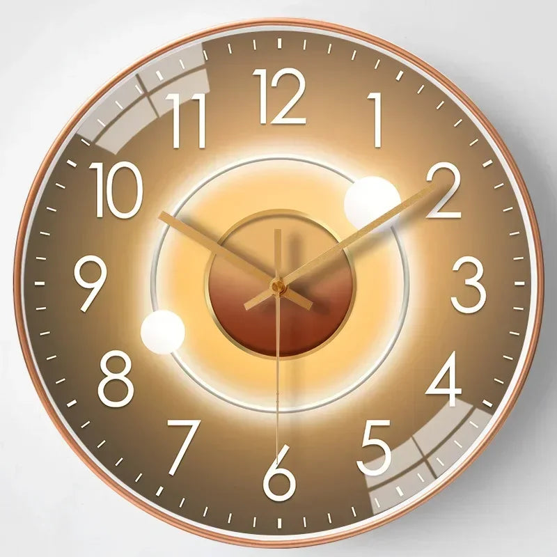 Silent Non-Ticking Wall Clock for Bedroom Office and Home