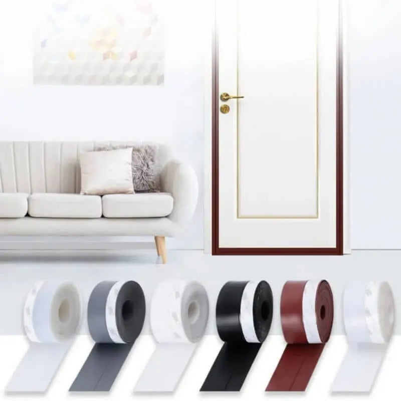 Silicone Door Seal Strip for Draft Dust and Noise Protection