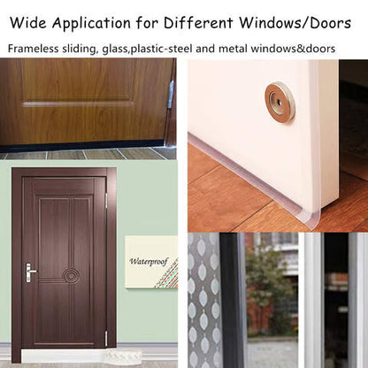 Silicone Door Seal Strip for Draft Dust and Noise Protection