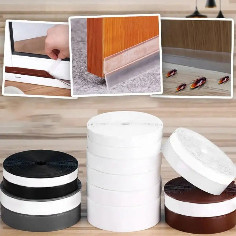 Silicone Door Seal Strip for Draft Dust and Noise Protection