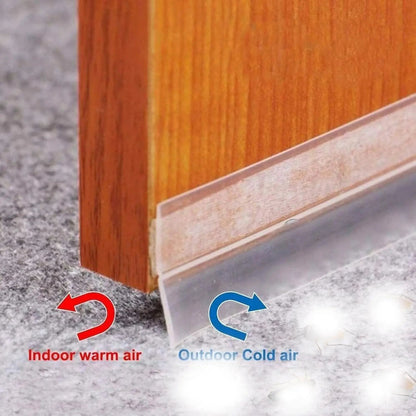 Silicone Door Seal Strip for Draft Dust and Noise Protection