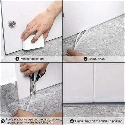 Silicone Door Seal Strip for Draft Dust and Noise Protection