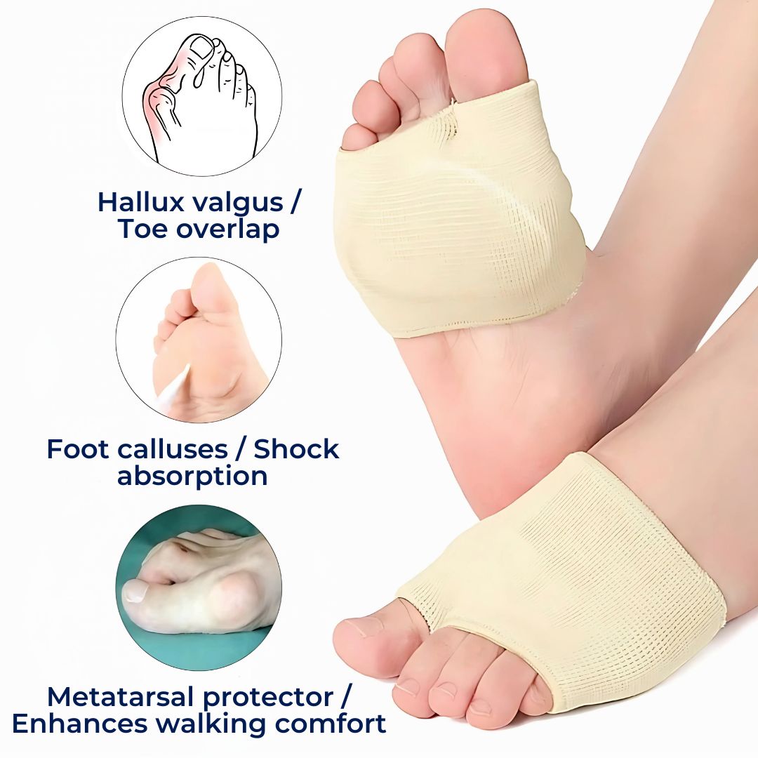 Silicone Gel Forefoot Cushion Pads for Daily Comfort