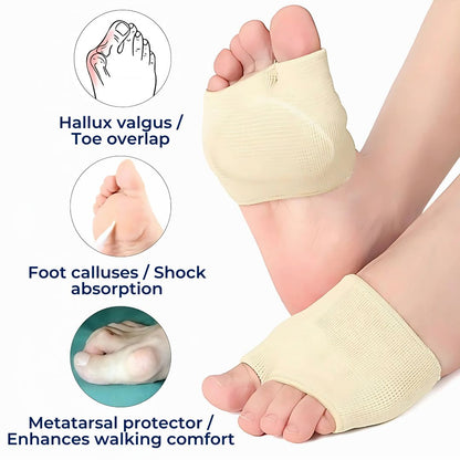 Silicone Gel Forefoot Cushion Pads for Daily Comfort