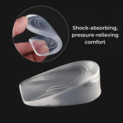 Silicone Gel Heel Lift Inserts Height Increase Insoles