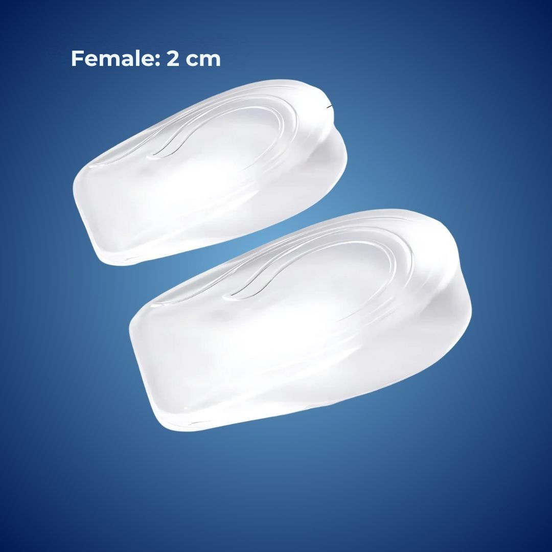 Silicone Gel Heel Lift Inserts Height Increase Insoles