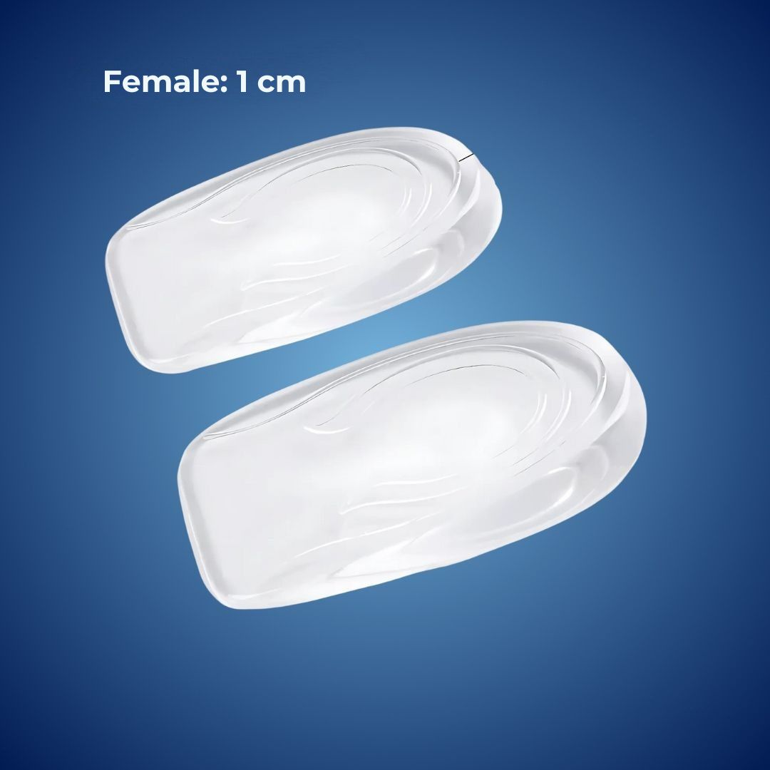 Silicone Gel Heel Lift Inserts Height Increase Insoles