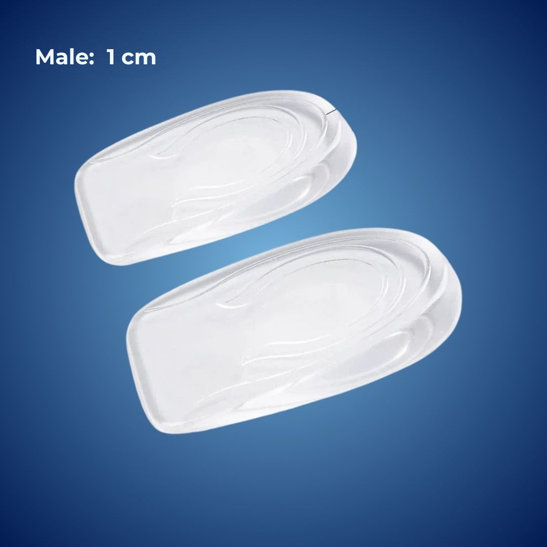 Silicone Gel Heel Lift Inserts Height Increase Insoles