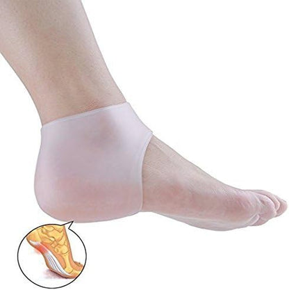 Silicone Gel Heel and Ankle Support Socks for Everyday Comfort