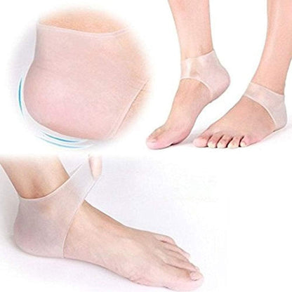 Silicone Gel Heel and Ankle Support Socks for Everyday Comfort