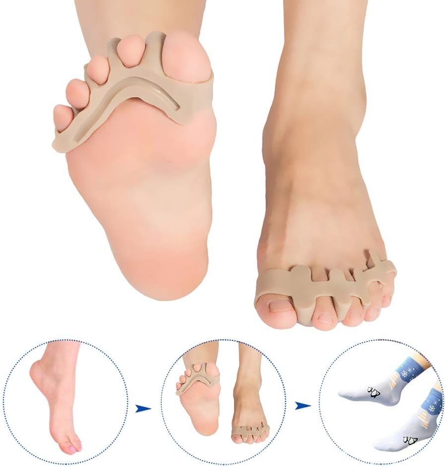 Silicone Hammer Toe Corrector and Toe Alignment Splint