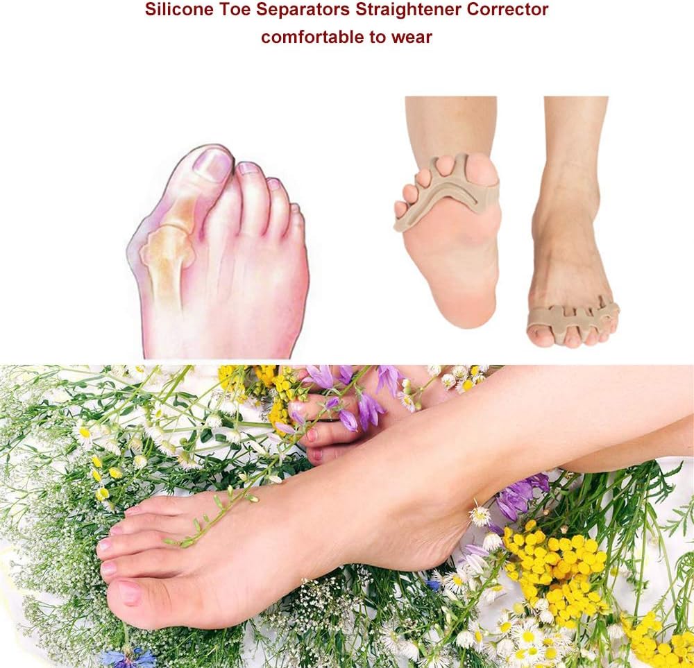 Silicone Hammer Toe Corrector and Toe Alignment Splint