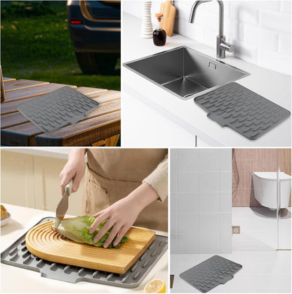 Silicone Kitchen Drying Mat Heat Resistant Non Slip