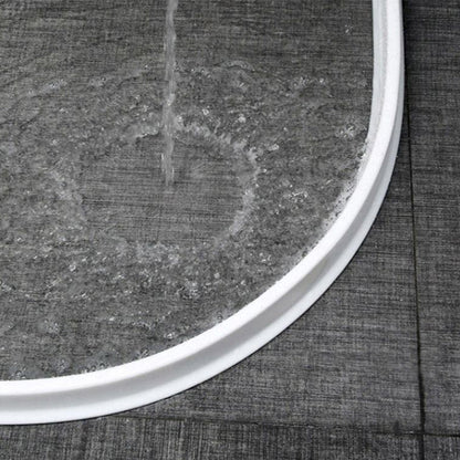 Silicone Shower Water Barrier Strip for Bathroom Floor