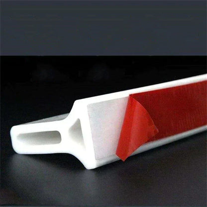 Silicone Shower Water Barrier Strip for Bathroom Floor