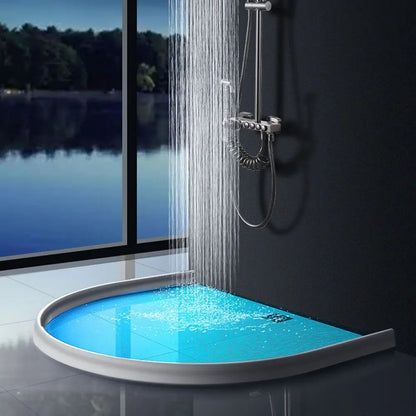 Silicone Shower Water Barrier Strip for Bathroom Floor