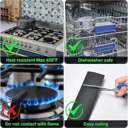 Silicone Stove Gap Cover Countertop Spill Protector