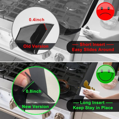 Silicone Stove Gap Cover Countertop Spill Protector