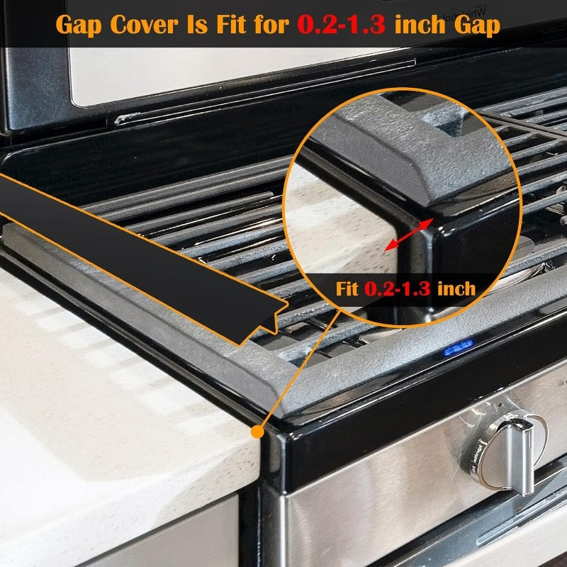 Silicone Stove Gap Cover Countertop Spill Protector