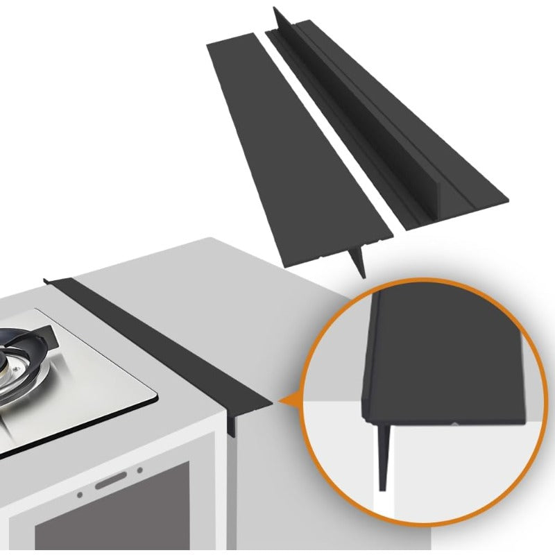 Silicone Stove Gap Cover Countertop Spill Protector