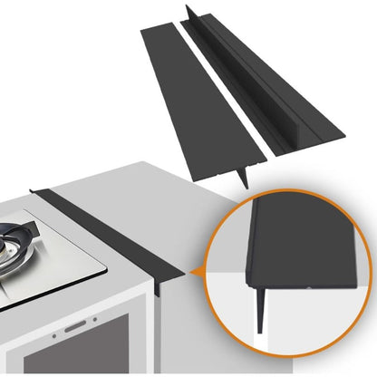Silicone Stove Gap Cover Countertop Spill Protector