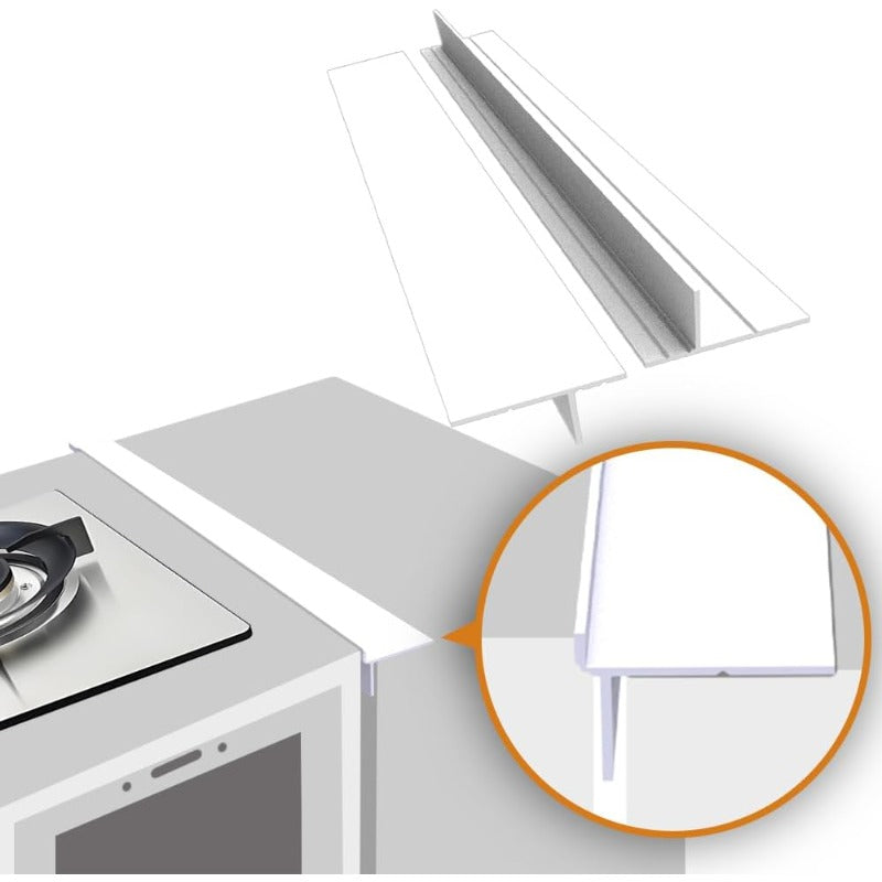 Silicone Stove Gap Cover Countertop Spill Protector