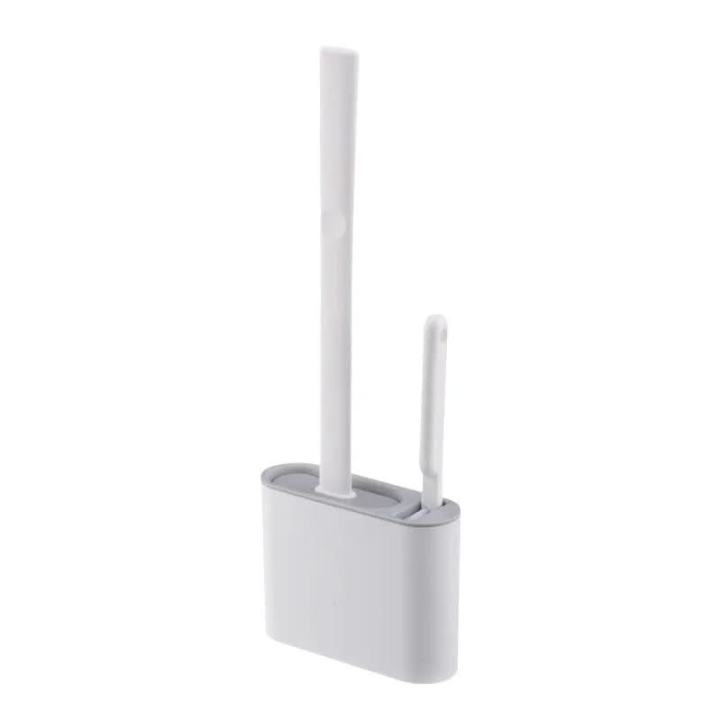 Silicone Toilet Brush with Wall Mounted Holder