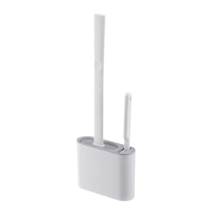 Silicone Toilet Brush with Wall Mounted Holder