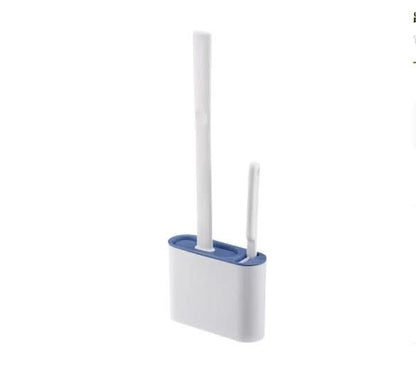 Silicone Toilet Brush with Wall Mounted Holder