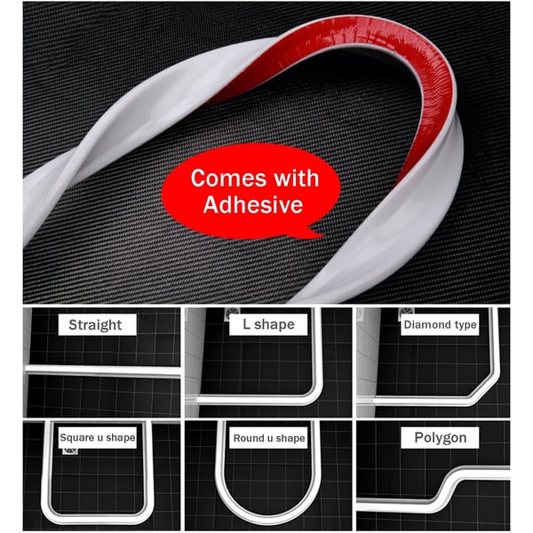 Silicone Water Barrier Strip for Shower and Floor Sealing